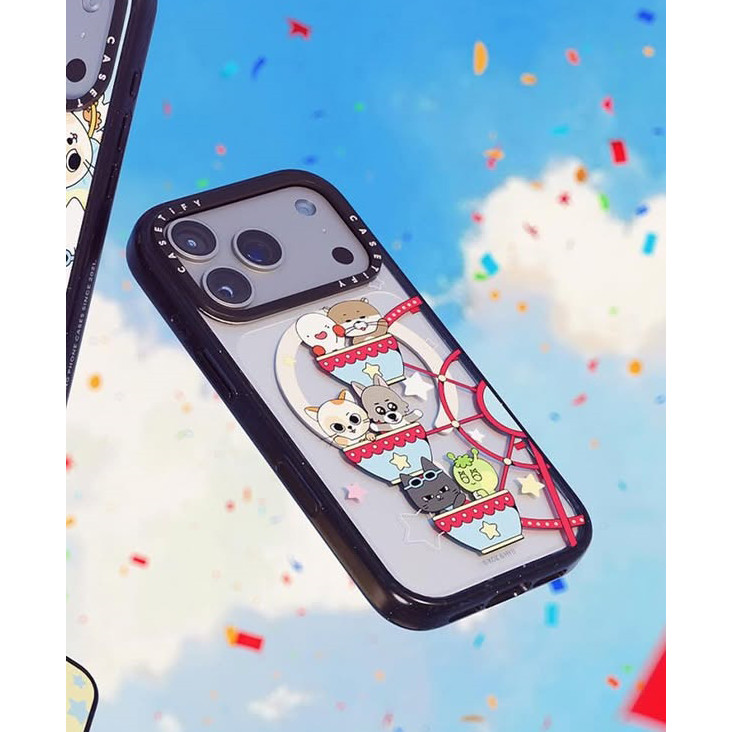 CASECASE X BBNEXDO Ferris Wheel Cae Black / Sky Blue / Pink Fizz Candy Collection Màu sắc rõ ràng cứ
