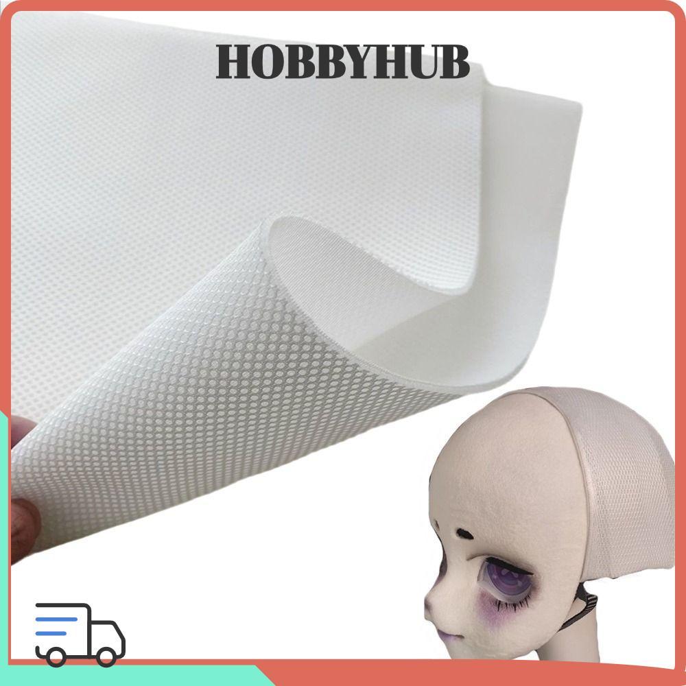 HOBBYHUB Vải lưới không khí thoáng khí Màu trắng thời trang Furry Cosplay