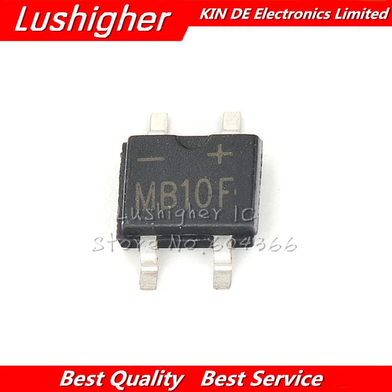 100 chiếc MB10F MB10 SOP4 1A 1000V SMD