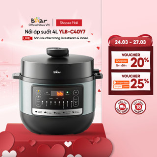 Nồi Áp Suất Đa Năng 4L Bear YLB-C40Y7 - Hàng Chính Hãng