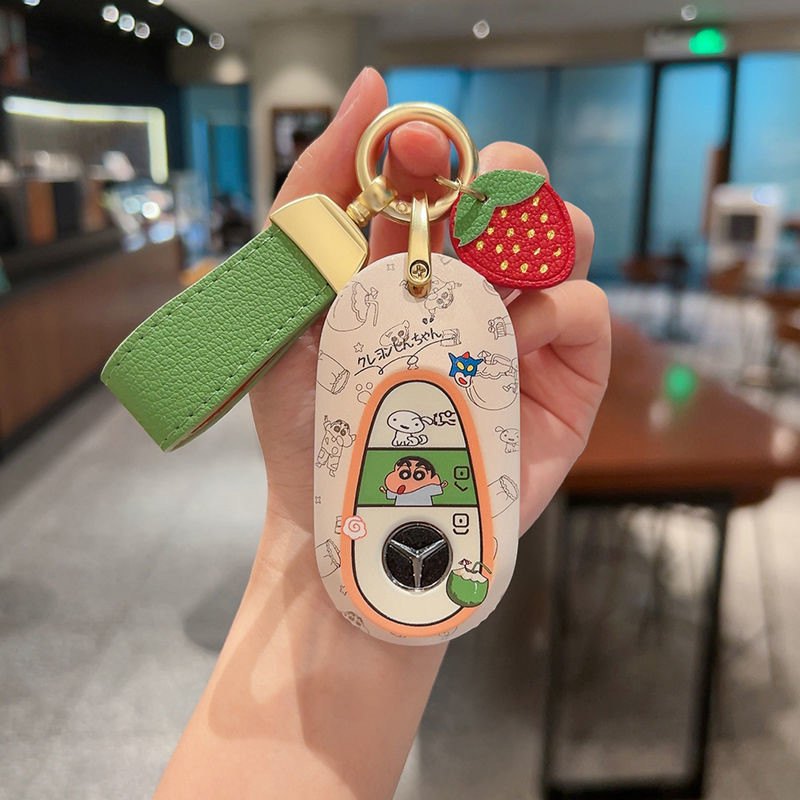 Thích hợp cho vỏ chìa khóa benz c260l mới C-class c200l Nữ 2024 / 24 Kiểu e300l Vỏ s-class Buckle gl