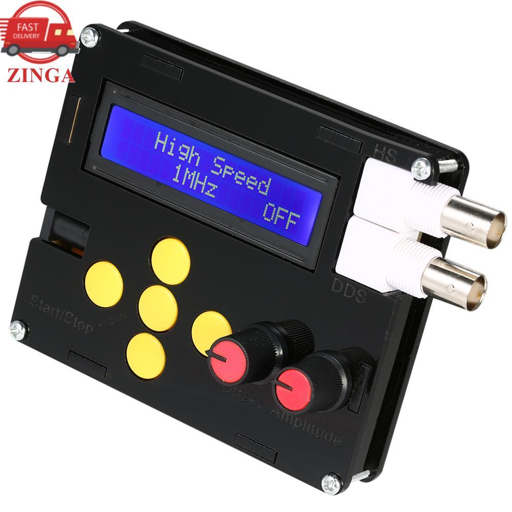 Zinga Chức năng DDS Bộ tạo tín hiệu tần số thấp Hình sin/Tam giác/Vuông/Răng cưa/ECG/Đầu ra nhiễu 1H