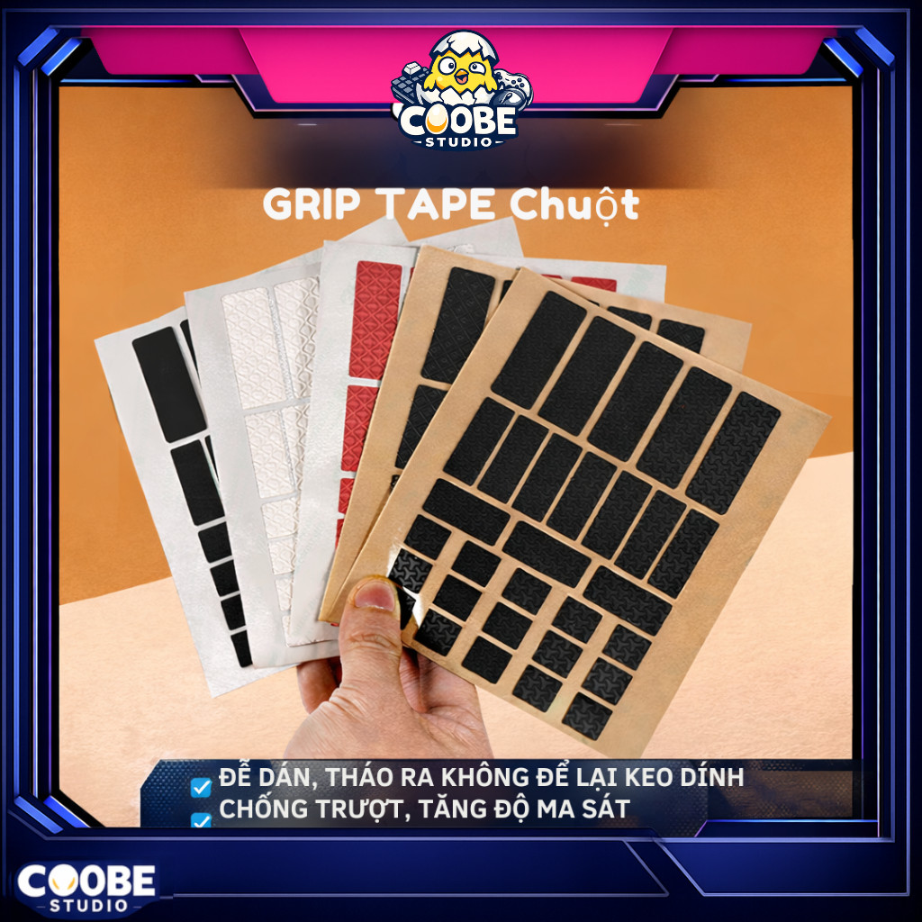 Miếng Dán Grip Tape OEM Cicada Wings Universal Cho Chuột Gaming - Universal Grip Tape