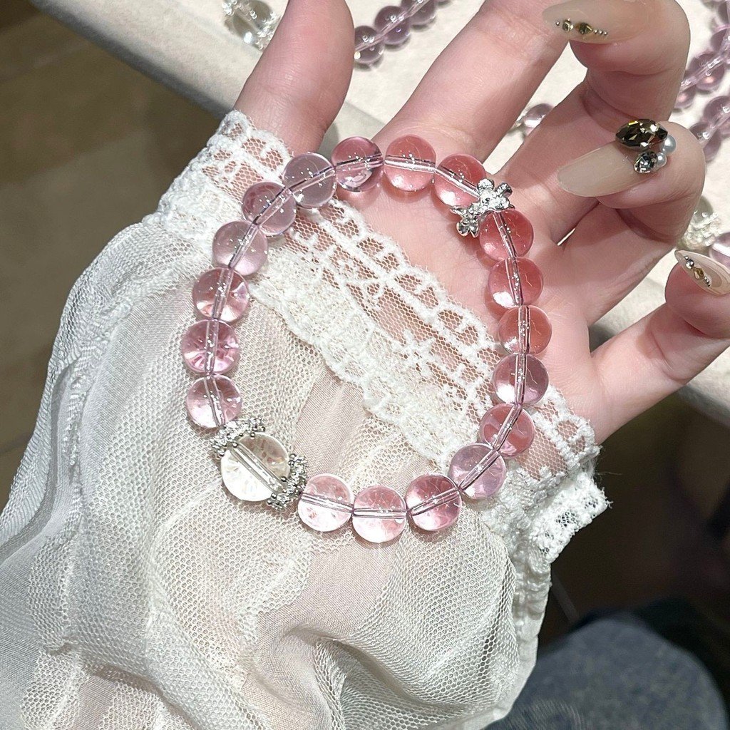 Vòng tay thạch anh tím oải hương Bolivia - Quà tặng sinh nhật cho bạn gái