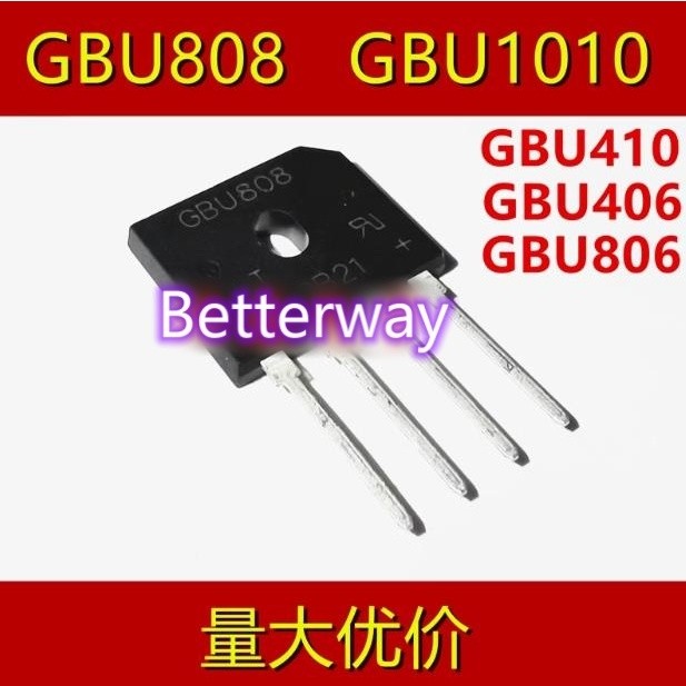 10 chiếc GBU808 GBU406 GBU410 GBU1010 806 608 ZIP-4 mới