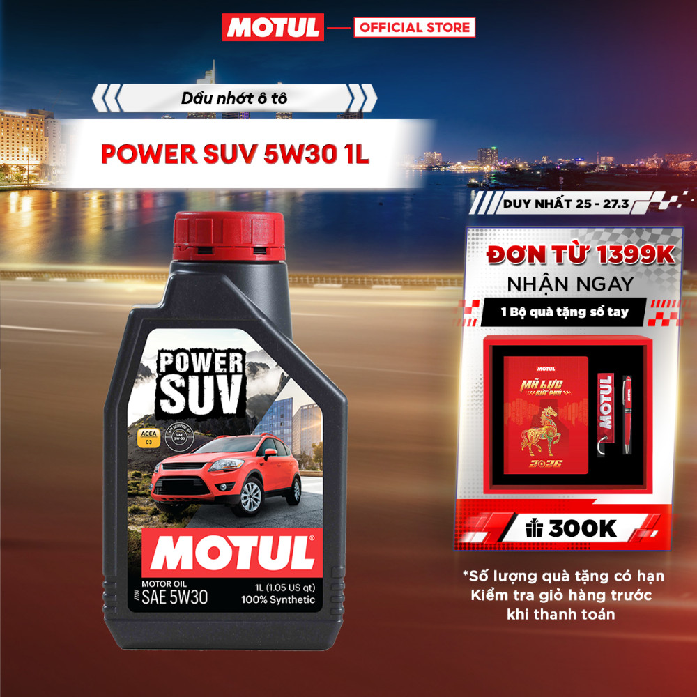 Dầu nhớt xe ô tô MOTUL POWER SUV 5W30 1L