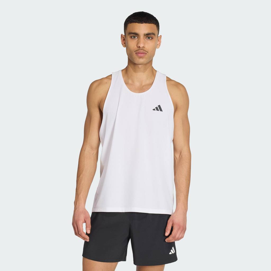 adidas Running Own The Run Tank Top Men White IK7435