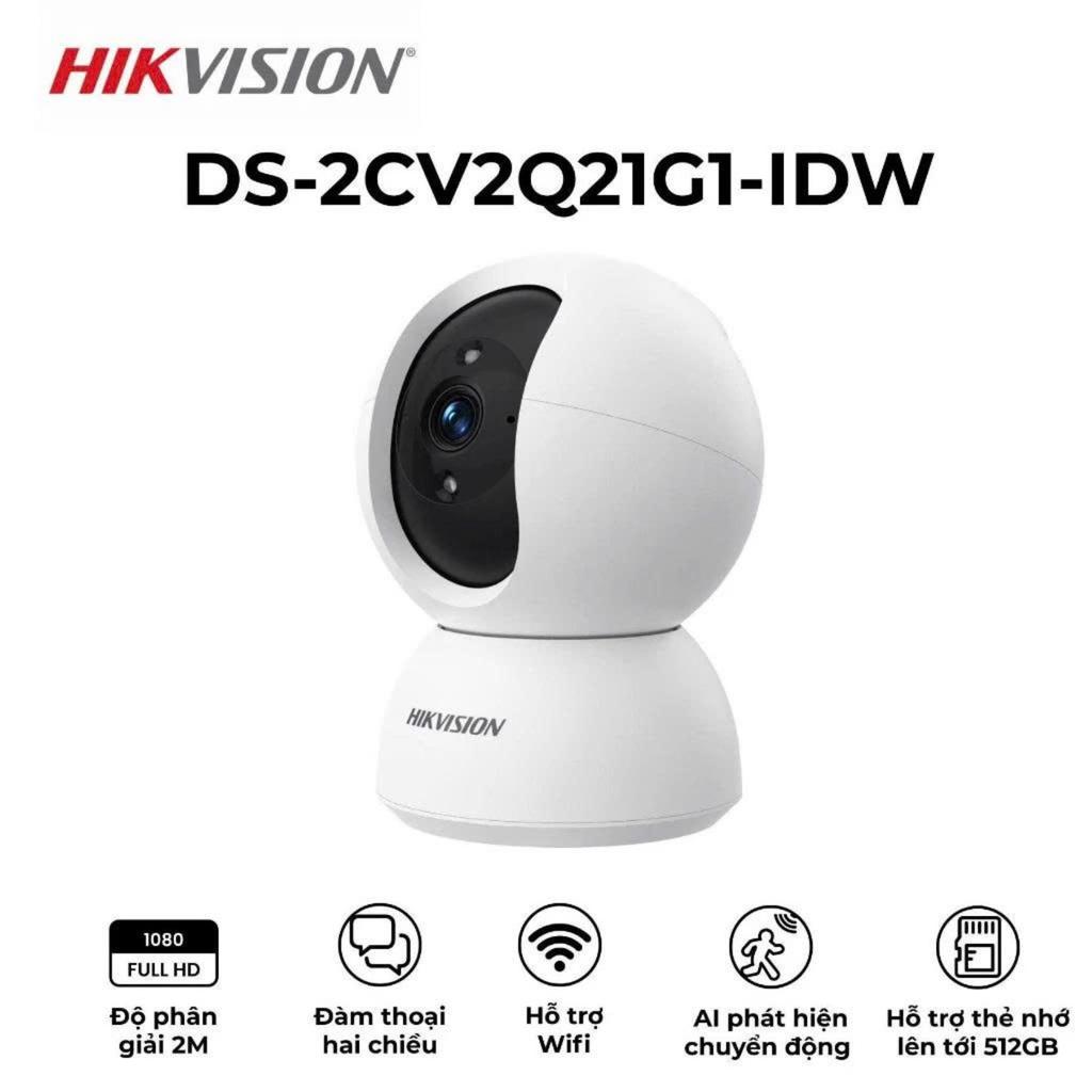 [Siêu Sale] [Chính hãng] Camera Wifi 2MP HIKVISION DS-2CV2Q21G1-IDW (W)