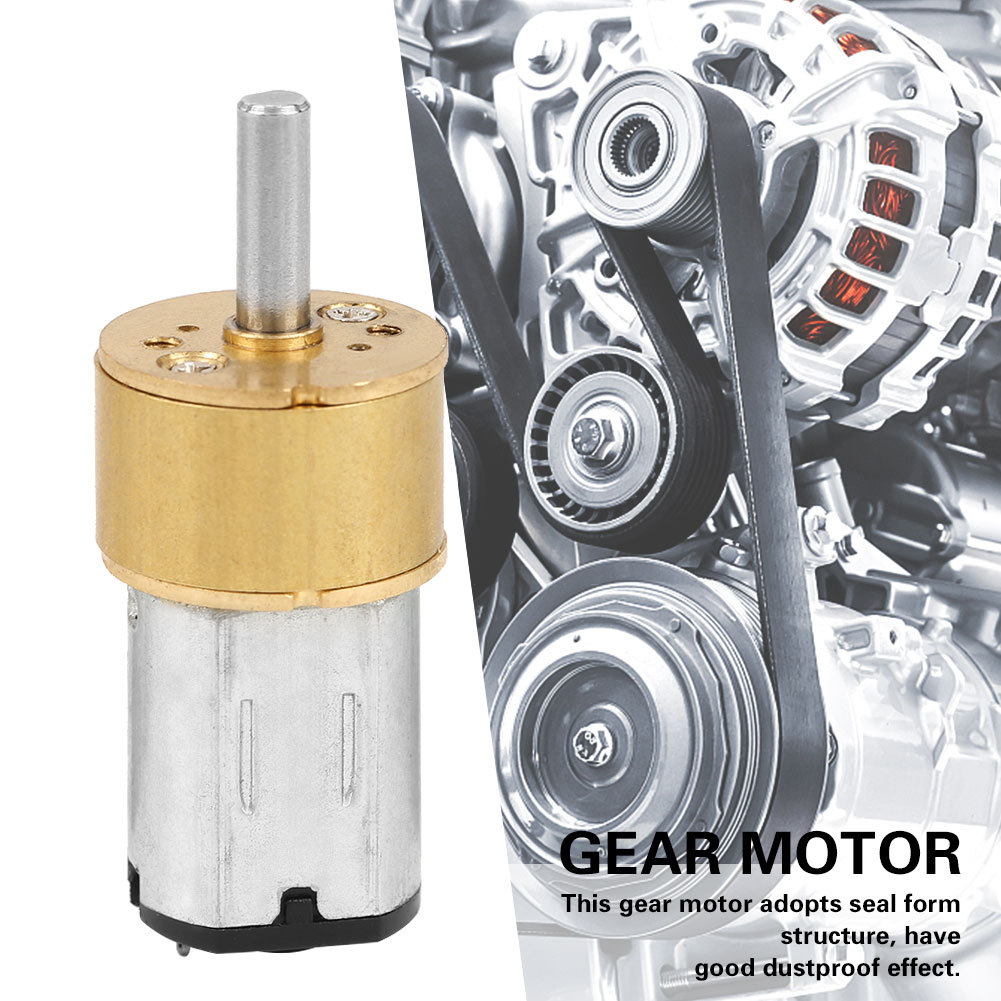 Động cơ bánh răng rriioo DC 6V 14MM N20 Micro Metal cho Robot DIY (60RPM)