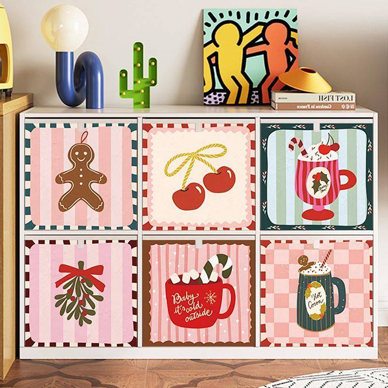 Home Multi-Functional Dopamine Calek Storage Basket Living Room Grid Cabinet Storage Basket Calek St