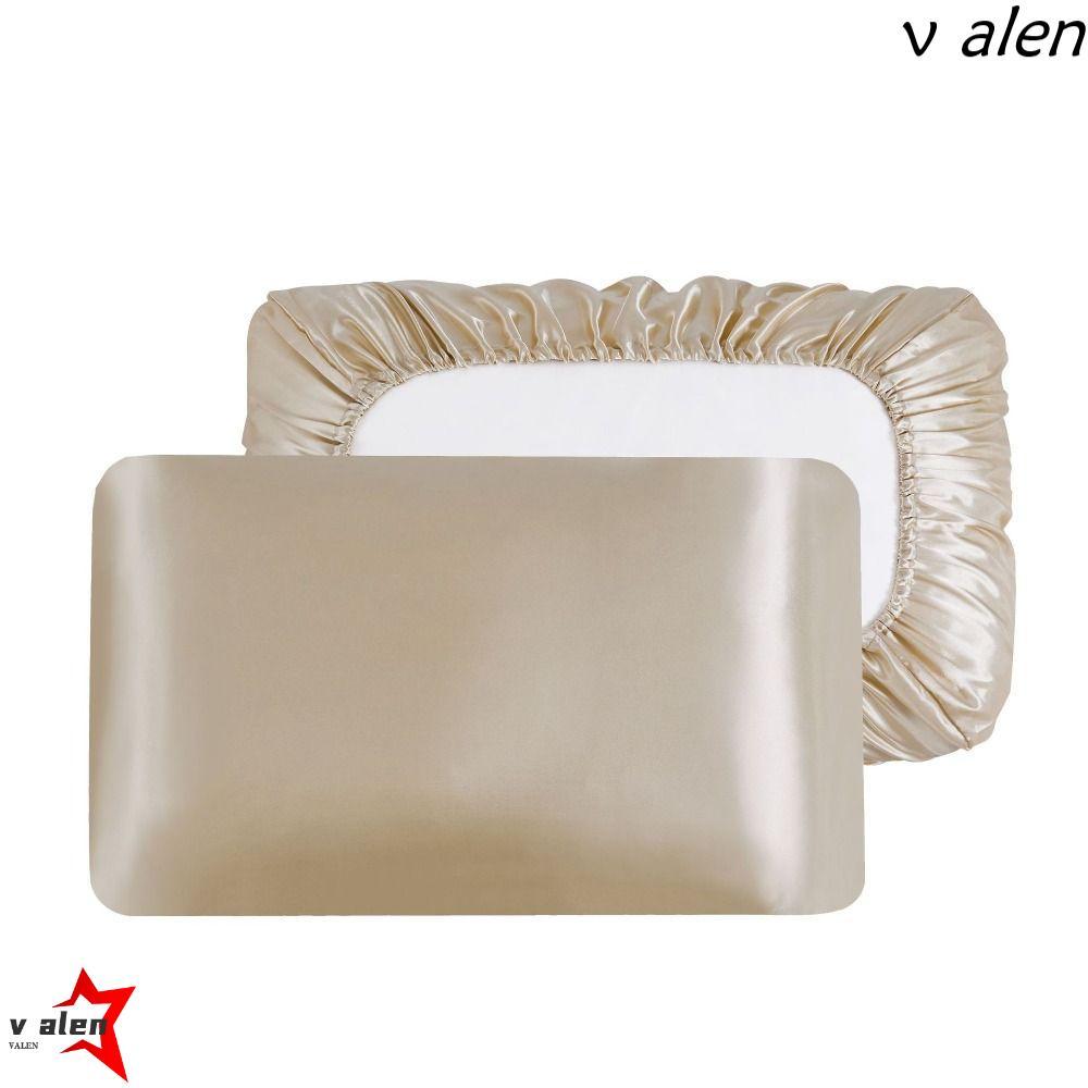 STYRX 2 Vỏ Gối Ngủ, Vỏ Gối Co Giãn Lụa Satin Mềm, Vỏ Gối Màu Trơn Thân Thiện Với Da Gối Bảo Vệ Gối