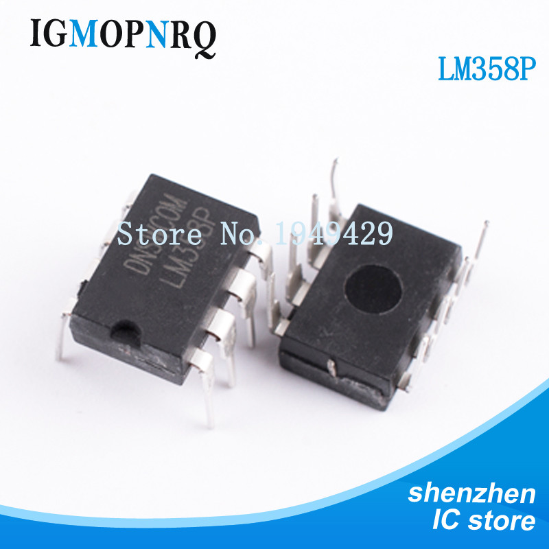 50 Cái / lốc LM358P DIP8 LM358 LM358N Bộ khuếch đại hoạt động op amp Dual Op Amp Mới