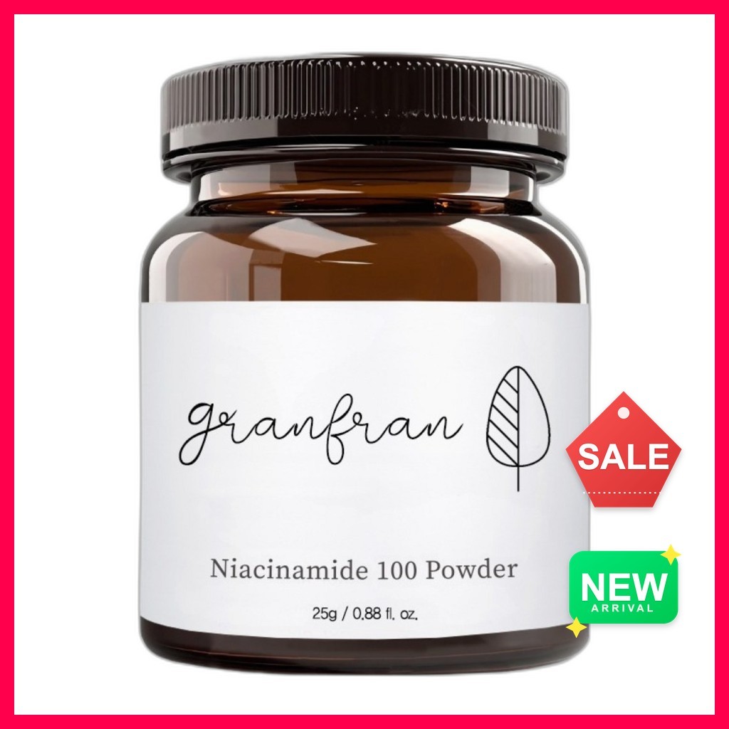 [granfran] Bột Niacinamide 100, 25g, 1pc / Bột Niacinamide Hàn Quốc / Chăm sóc da DIY / Xác thực 100