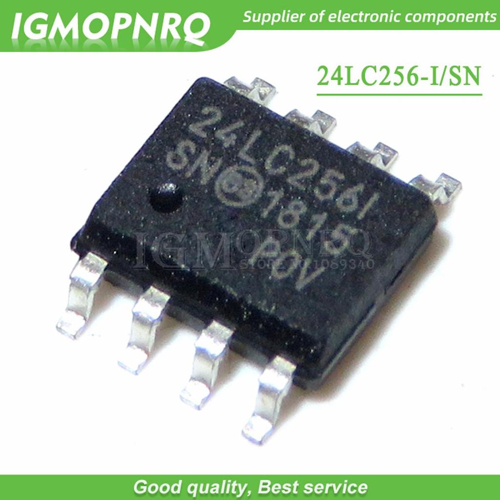 10 CÁI 24LC256-I / SN SOP 24LC256I SOP8 SMD 24LC256 SOP-8