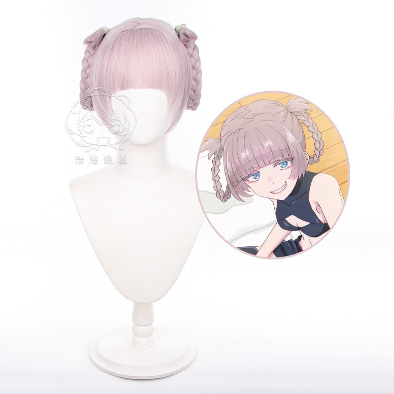 Tóc giả ngắn cosplay màu tím Call of the Night Nanakusa Nazuna - Chất liệu tổng hợp chịu nhiệt