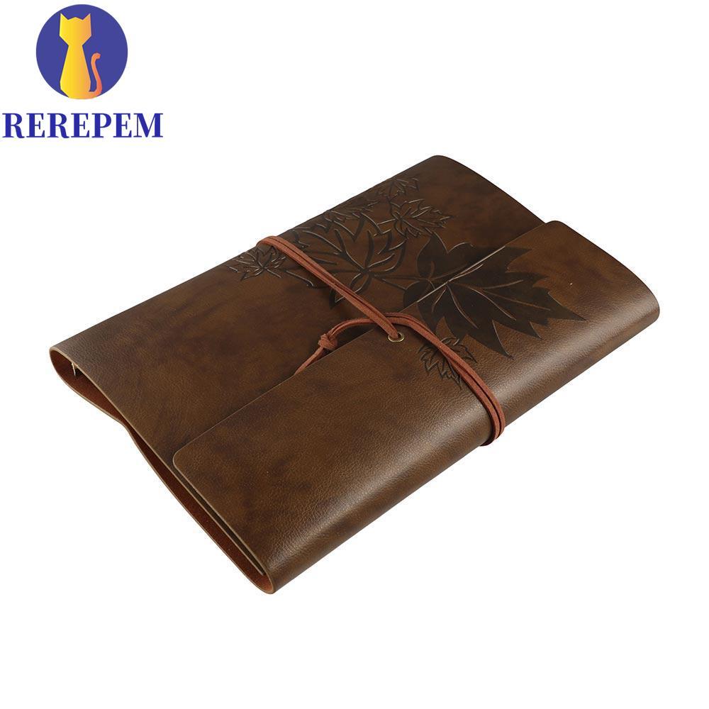 MARTIN1 Travelers Vintage Notebook, A7 / A6 / A5 Da PU PU Kraft Notebook, Loose-leaf Notebook Notepa
