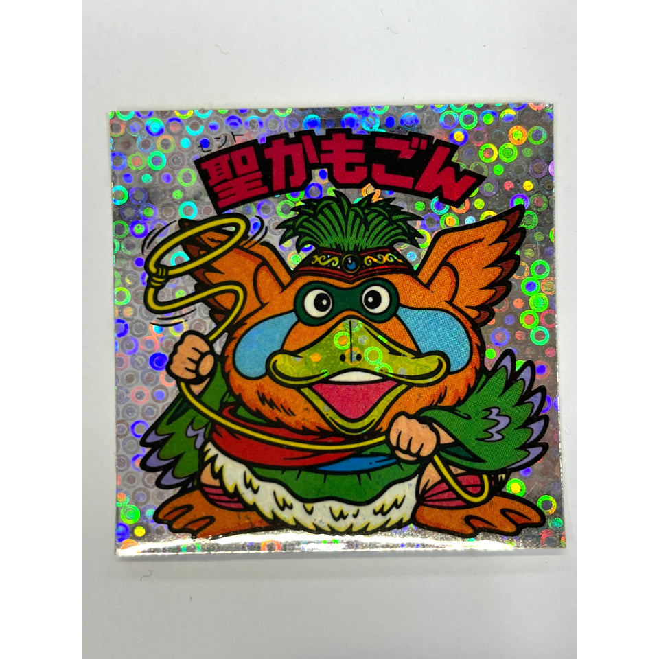 Lotte Bikkuriman Sticker Devil VS Angel Sei Kamogon Vintage JAPAN