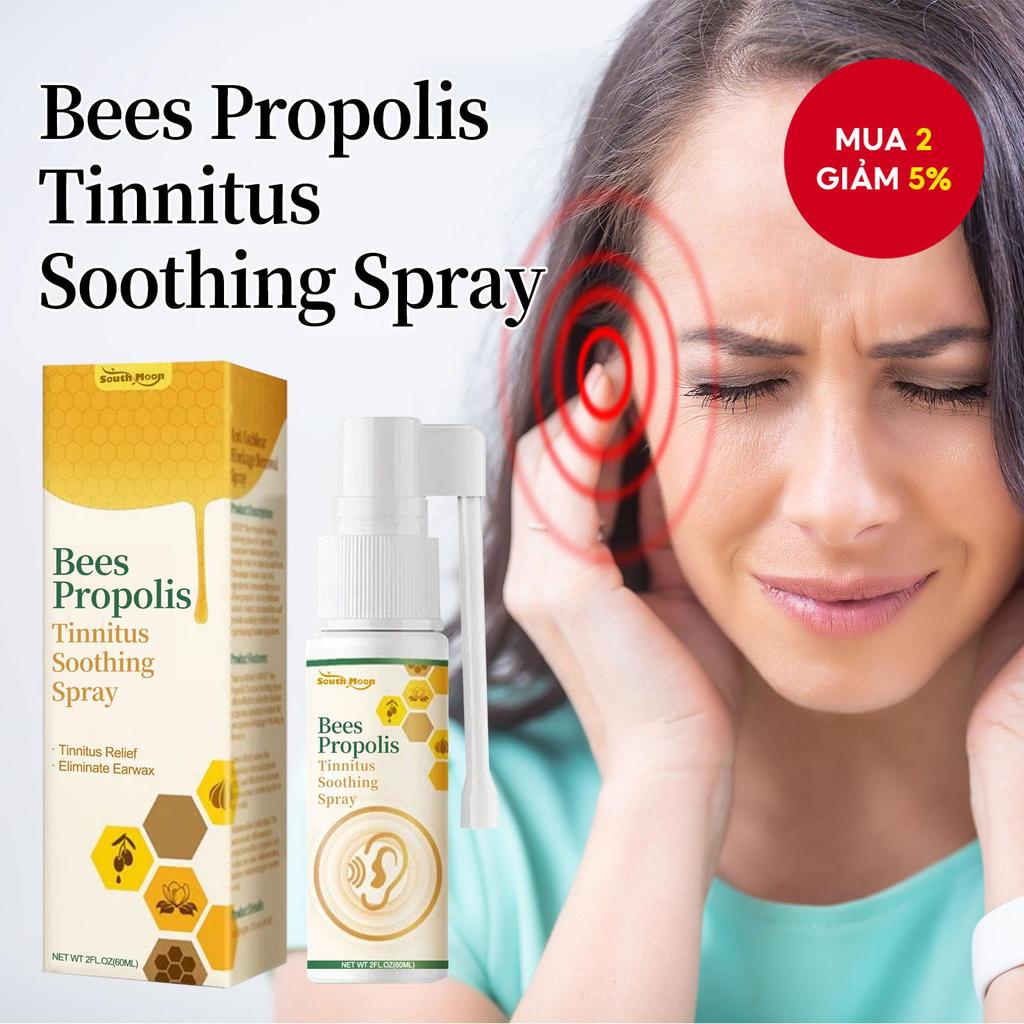 Xịt tai Bee Propolis, 60 ml, giảm khó chịu tai.