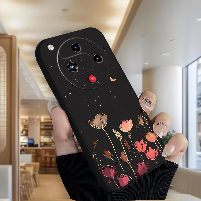 Ốp Lưng Cho ZTE Nubia RedMagic 10 Air Nubia Focus 2 Nubia Z70S Ốp Điện Thoại Hoa Siêu Đáng Yêu ZTE N
