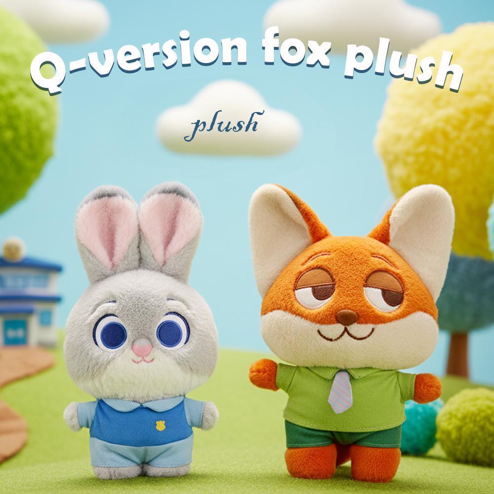 Q-version Fox Nick Hoạt Hình Búp Bê Judy Búp Bê Điên Zootopia Đồ Chơi Sang Trọng Fox E1p3