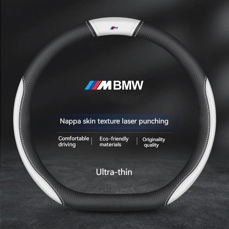 Chống Trơn Trượt Sợi Carbon Da Vô Lăng Ô Tô Dành Cho Xe BMW M 4 5 7 Series X3 i3 i4 i5 i7 G61 G68 G7