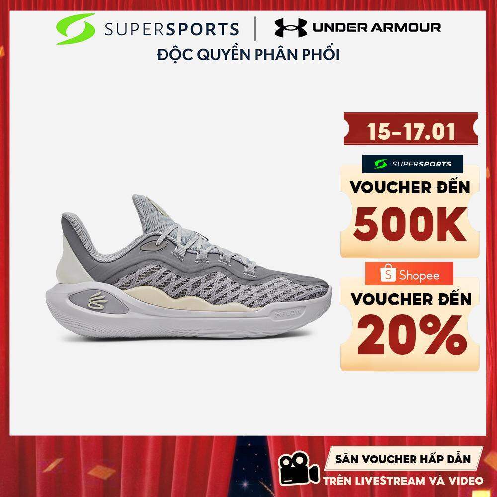 Giày Bóng Rổ Unisex Under Armour Curry 11 - Xám  - 3027723-101