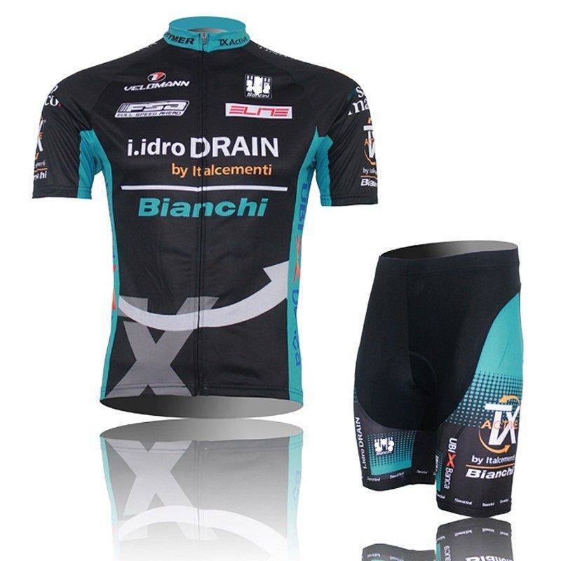 Black Bianqi Summer Mountain Bike Team Edition Short-Sleeved Cycling Clothes Pulley Clothes Dynamic 