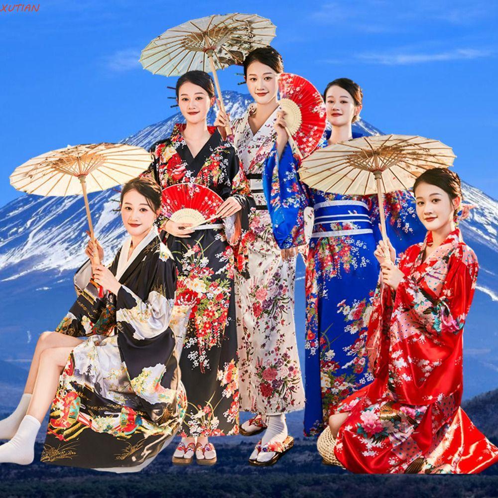 XUTIAN Truyền Thống Nhật Bản kimono, Trang Phục Hóa Trang Sang Trọng Sakura Girl kimono Đầm, kimono 