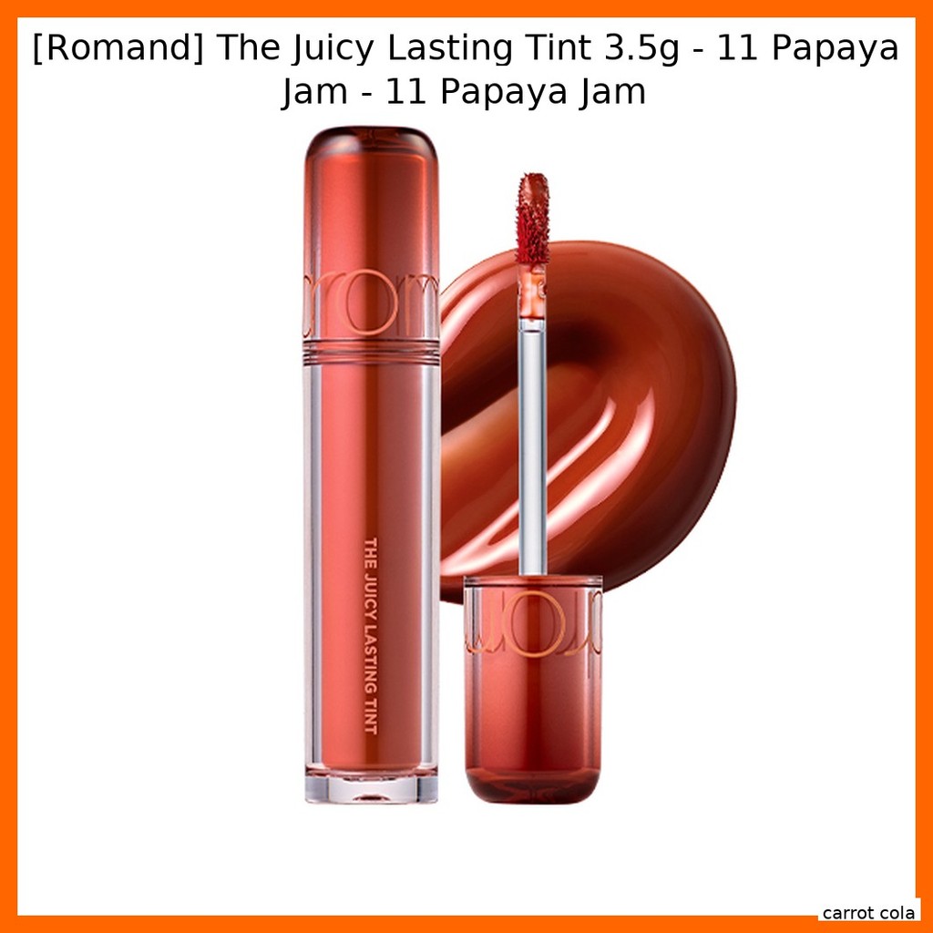 [Romand] The Juicy Lasting Tint 3.5g - 11 Papaya Jam - 11 Papaya Jam / Son Tint Hàn Quốc / Màu Juicy