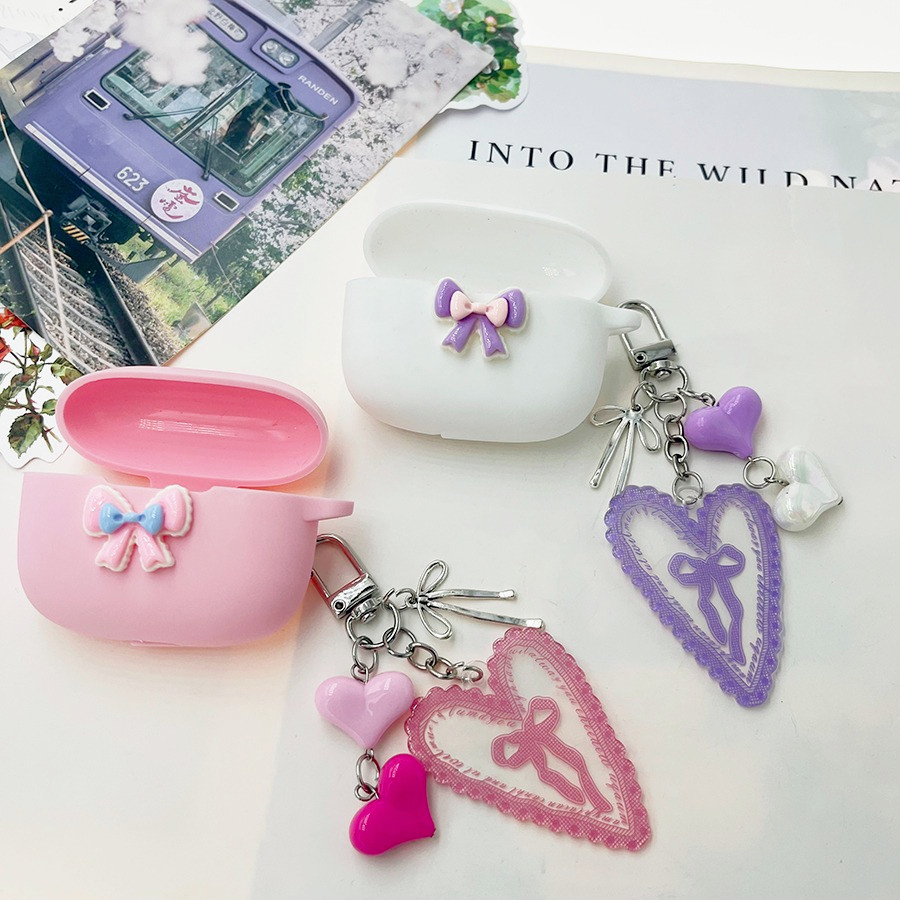 Vỏ thời trang cho Redmi Buds 5 / 5 Pro có hộp đựng tai nghe silicon keychian Redmi Buds 5 Pro