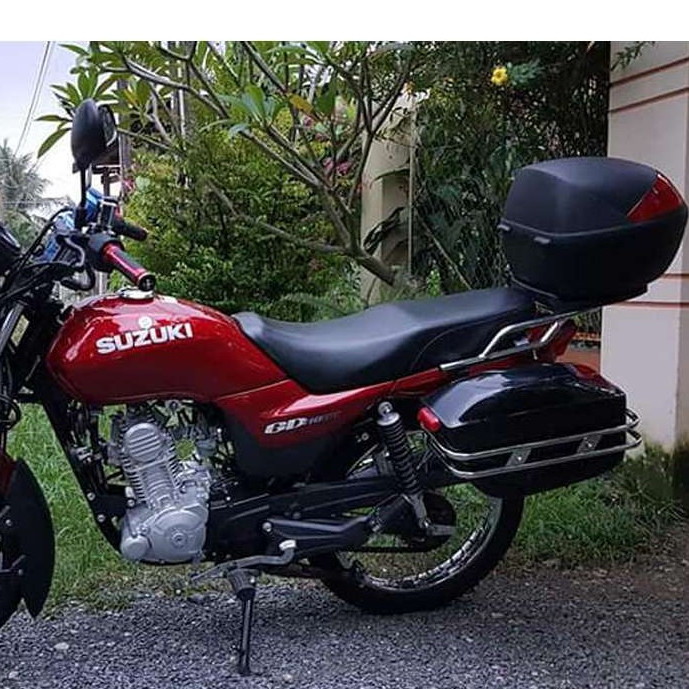 Thùng Hông Độ Các Dòng Suzuki GD110,GN125,EN150,GZ150 rộng 15cm + đèn + cây ngang