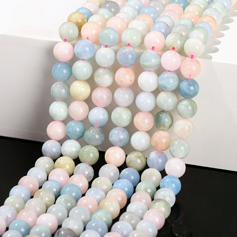 Phụ kiện trang sức tự làm Morganite Loose Beads