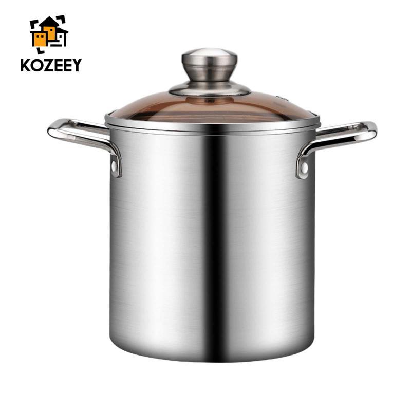Nồi chiên sâu nhỏ bằng thép không gỉ Chảo chiên nhà bếp có nắp cho khoai tây chiên
