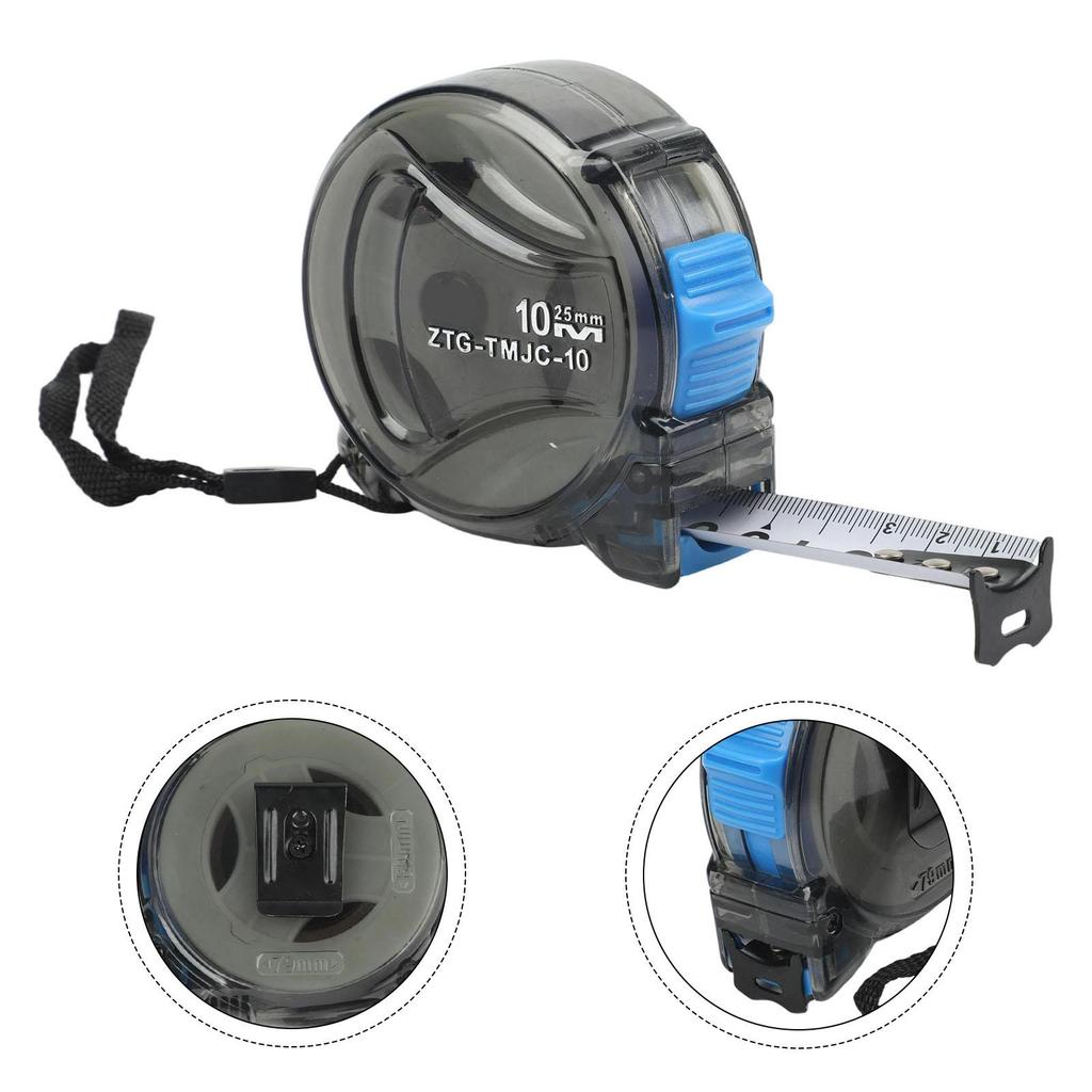【Clearance】Transparent Steel Tape Measure High-Accuracy Measurements Portable Tape Measure【LAGO-VN】