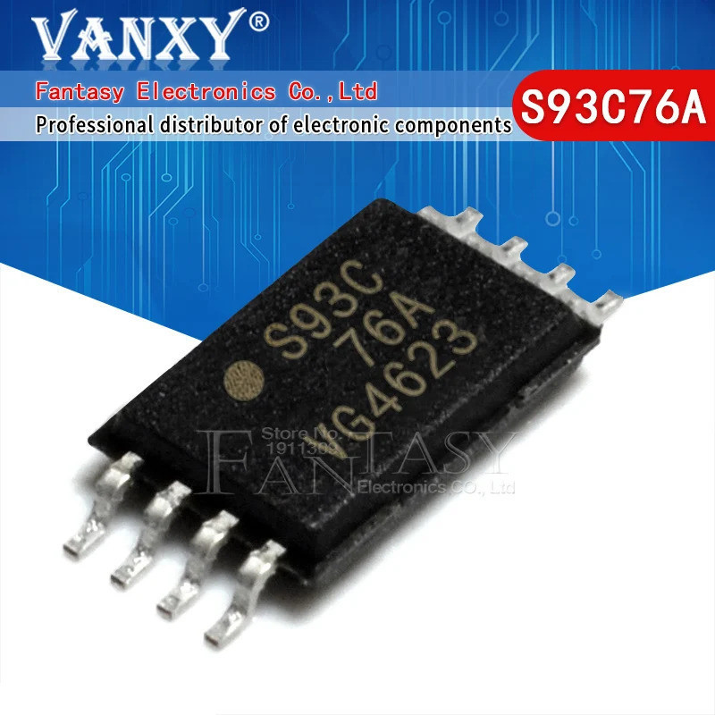 5 chiếc S93C76A TSSOP-8 93C76 TSSOP8 S93C76 S-93C76AFT S-93C76AFT-TB-G TSSOP Chip máy tính ô tô