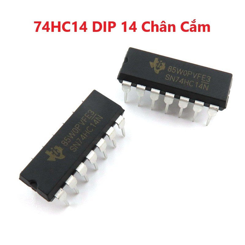 74HC14 Dip 14 Chân Cắm HC14 7414