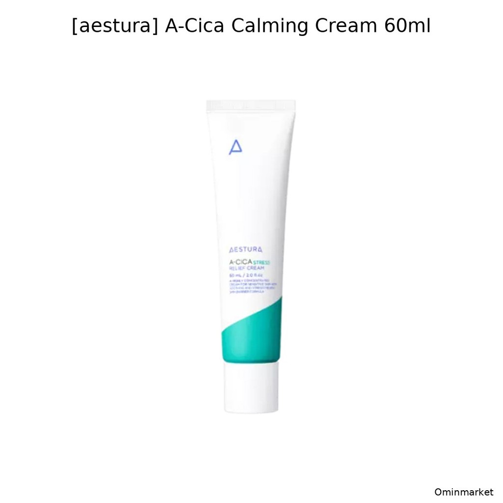 [aestura] Kem làm dịu A-Cica 60ml / Kem A-Cica Hàn Quốc / Sửa chữa rào cản da của Ominmarket