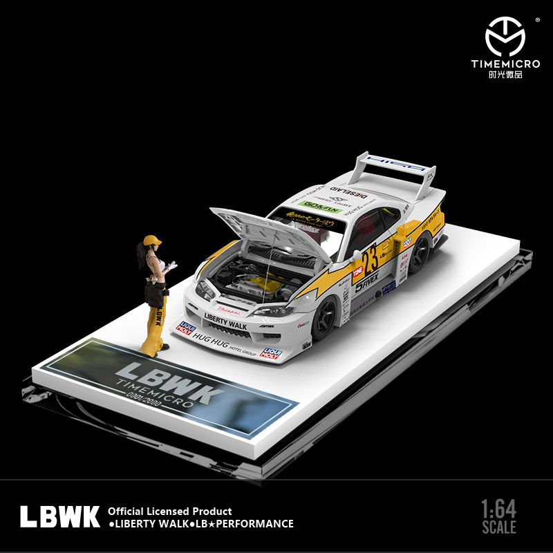 [PRE-ORDER] Mô hình xe TIME MICRO 1:64 LBWK S15 Open Lid Version, Size 23-Doll Version