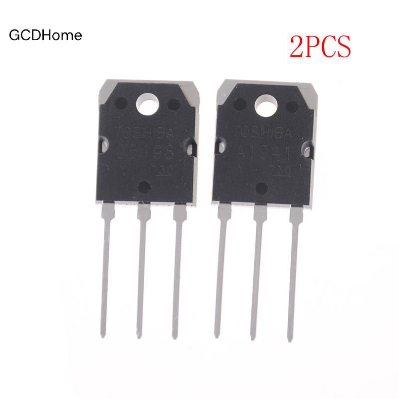 GCDHome 1 cặp (2 chiếc) 2SA1941 & 2SC5198 Transistor A1941 & C5198 HOT