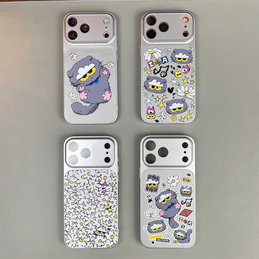 Mèo lười dễ thương Won Ji-ryong có cùng phong cách Vỏ điện thoại cho iPhone 17 17ProMax 17Pro 16 15 