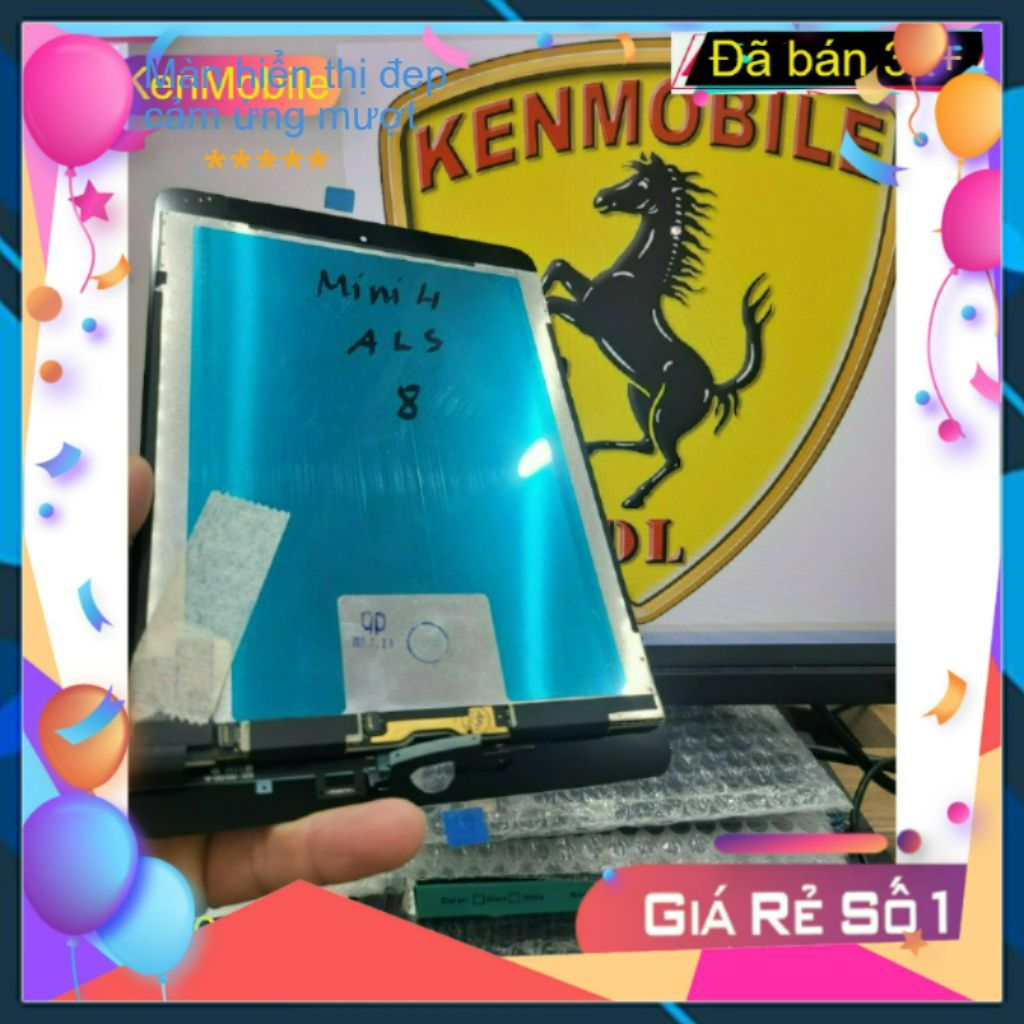 >< "test ok" Màn Hình Máy Tính Bảng Moled A1538 / A1550 / (mini4) (tặng keo dán)