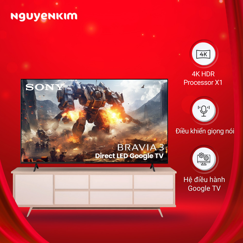 BRAVIA 3 Tivi LED Sony 4K 75 inch K-75S30