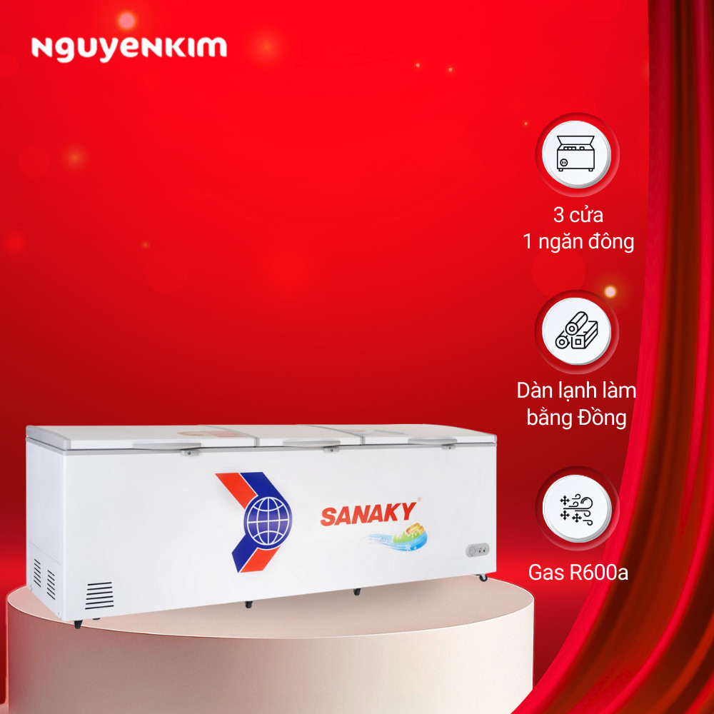 Tủ đông Sanaky Inverter VH-1399HY3 - Hàng chính hãng