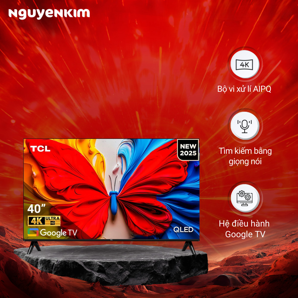 Google Tivi QLED TCL Full HD 40 inch 40S5K