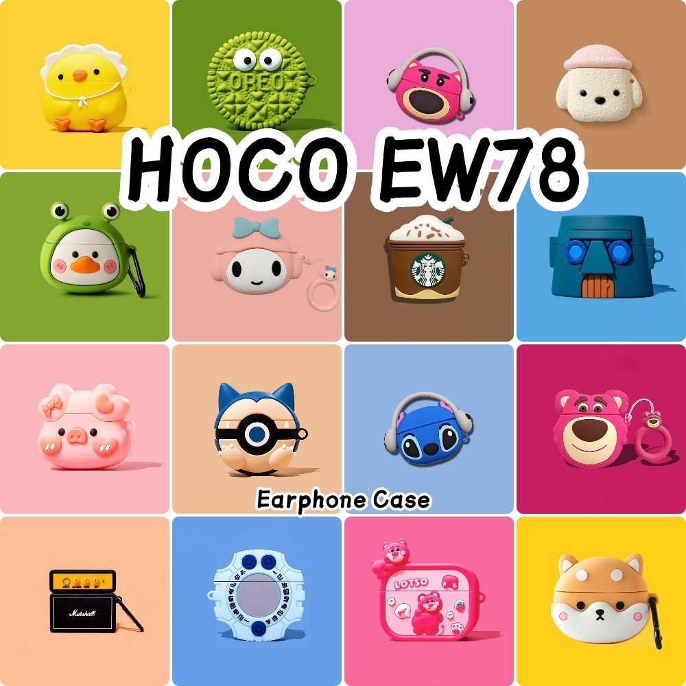 Dành Cho Vỏ HOCO EW78 Silicon Mềm Hoạt Hình Sáng Tạo Vỏ Tai Nghe NO.5