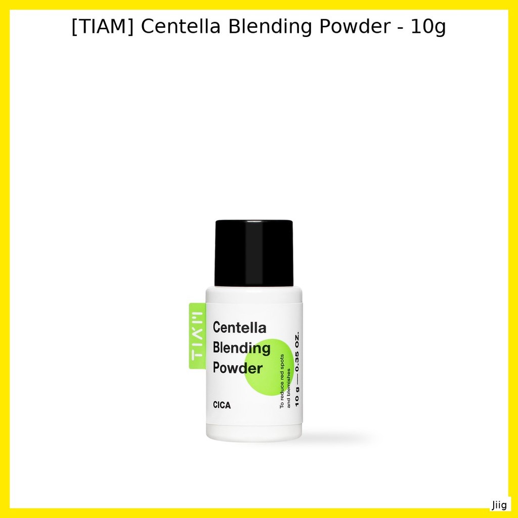 [TIAM] Bột pha trộn Centella - 10g / Bột Centella Hàn Quốc / Hỗn hợp da / Chính hãng 100% của Jiig