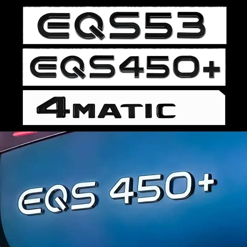 Nhãn Dán Xe Hơi Thân Đuôi Nhãn Huy Hiệu Chữ Số Biểu Tượng Decal LOGO Mercedes Benz EQS53 EQS450 + AM