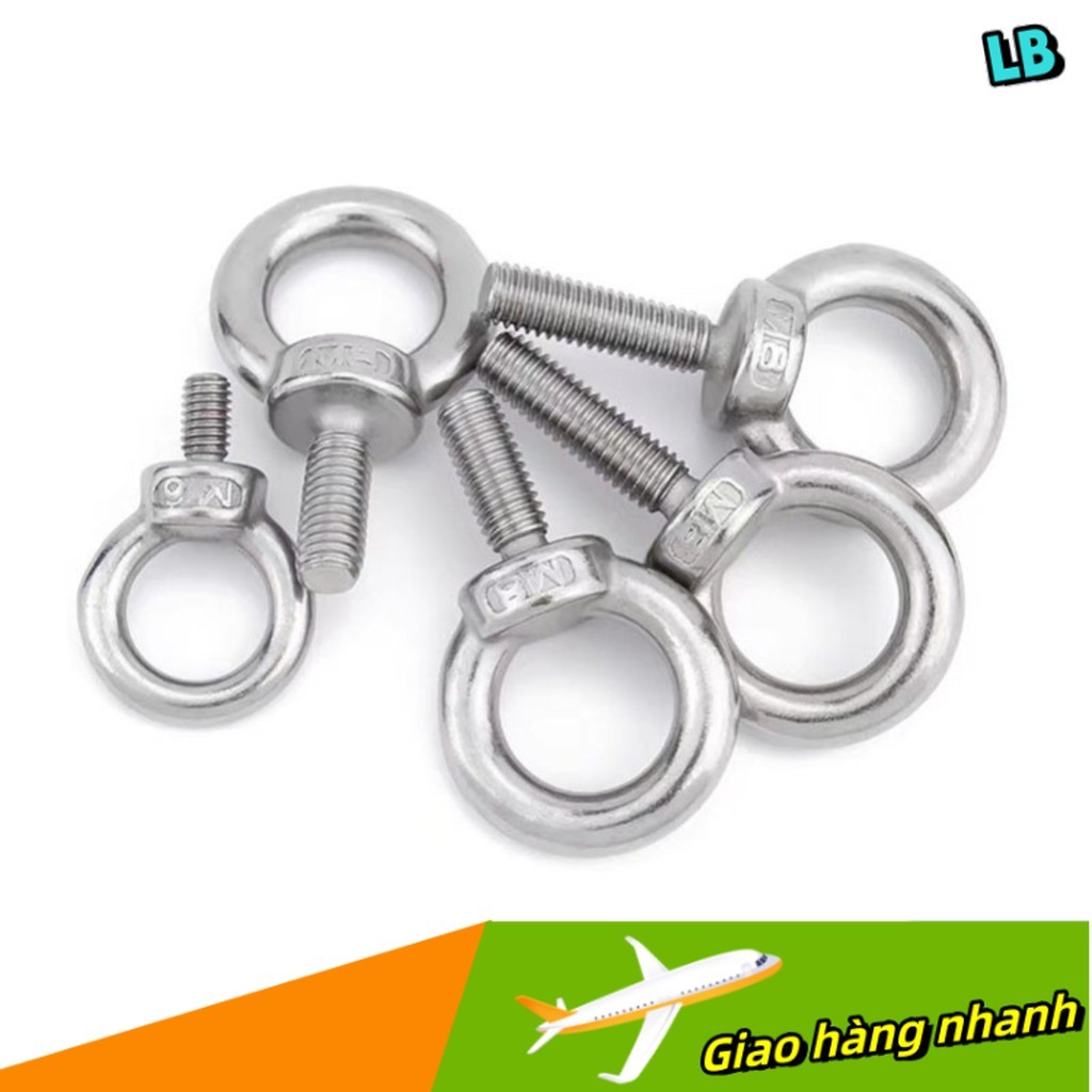 Bulong móc cẩu, bulong tai cẩu, bulong mắt INOX 304 / Bulong Tai Cẩu, Bulong Móc Cẩu, Bulong Mắt INO