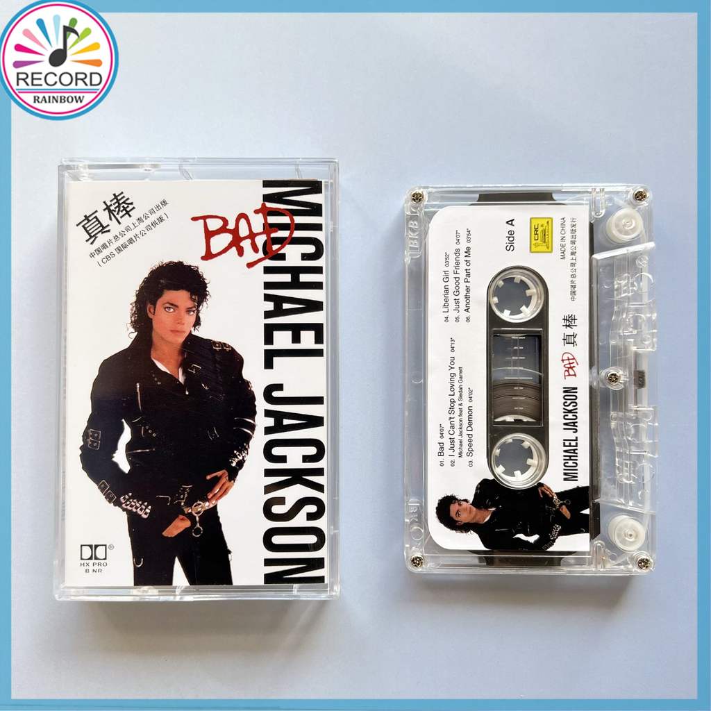 Michael Jackson BAD Album Băng Cassette Tape Brand New [Sealed] Original LLCT