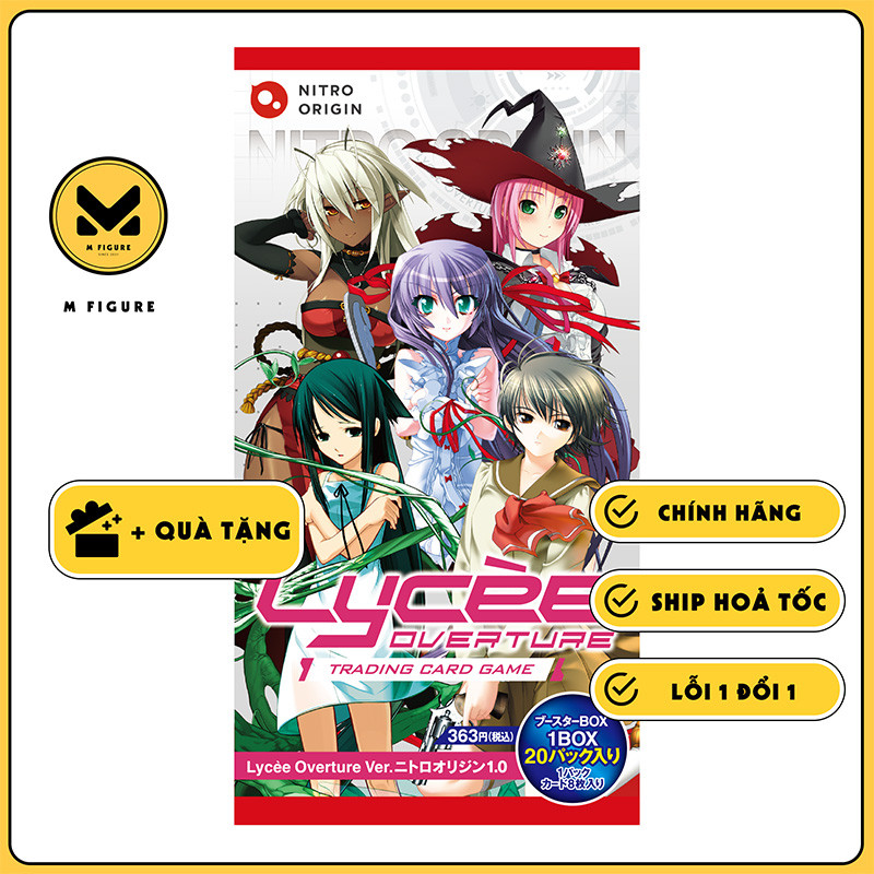 THẺ BÀI Lycee Over Ture 1.0 - Booster Pack (Nitro Origin) PACK CARD CHÍNH HÃNG